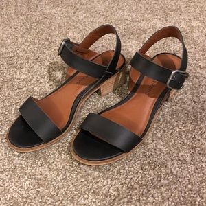 Lucky Brand Black Leather Sandals